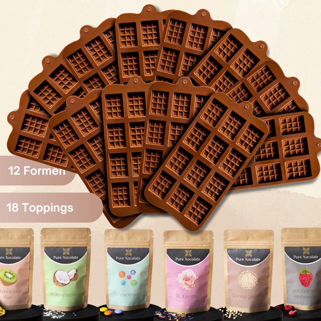 
                  
                    Party-Set Schokolade selber machen (Minitafeln) - Pure Xocolate - Kindergeburtstag-Set
                  
                